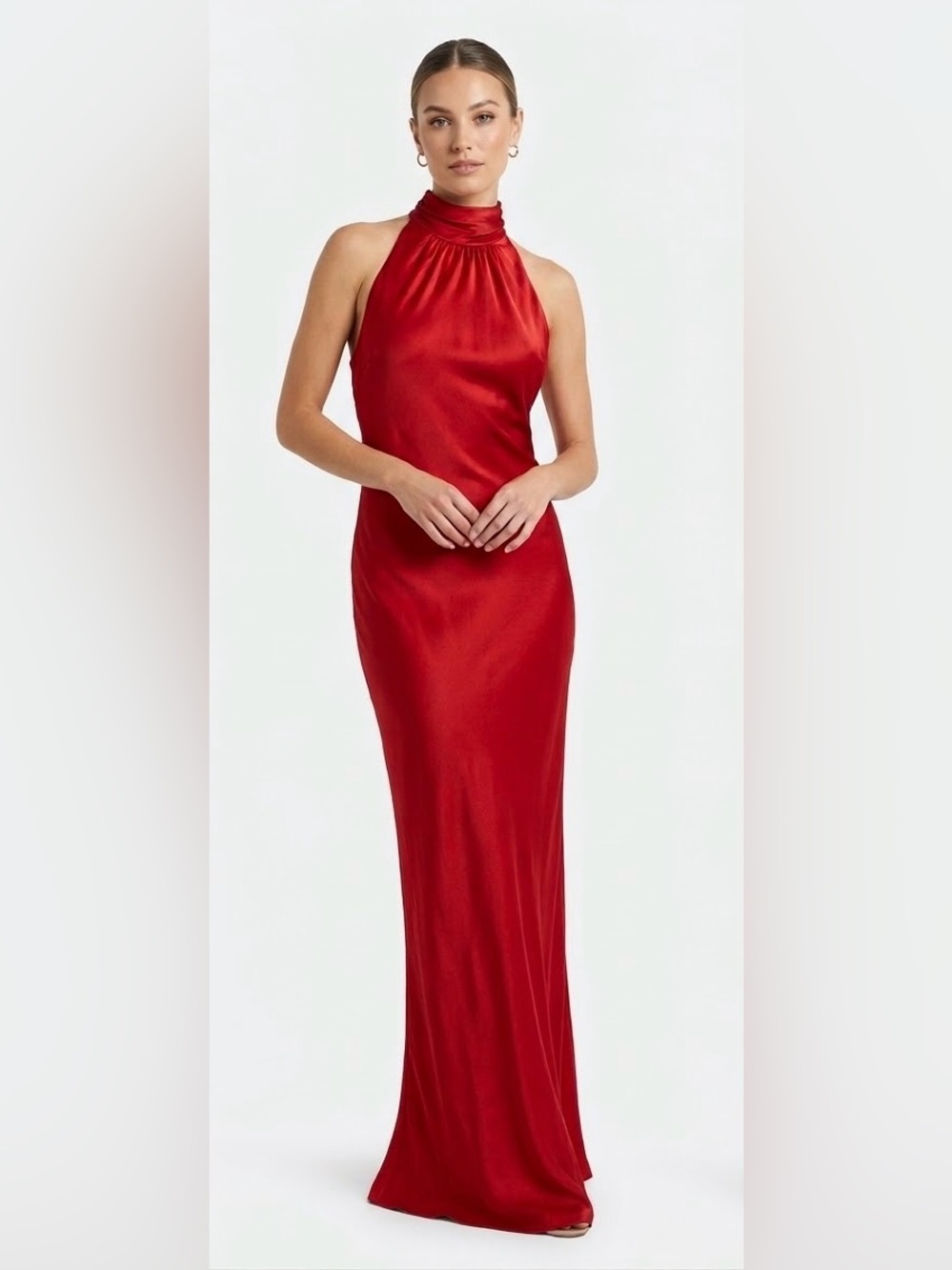 Bardot red dress